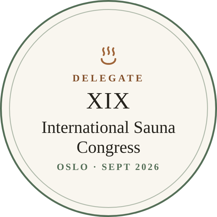Delegate, XIX International Sauna Congress, Oslo 2026